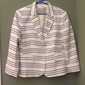 Chambray striped jacket